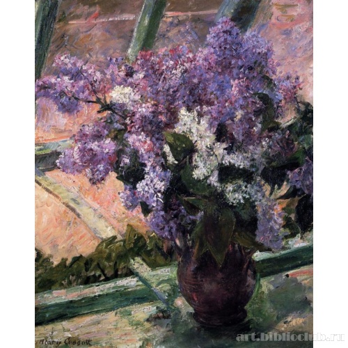 Сирень на окне