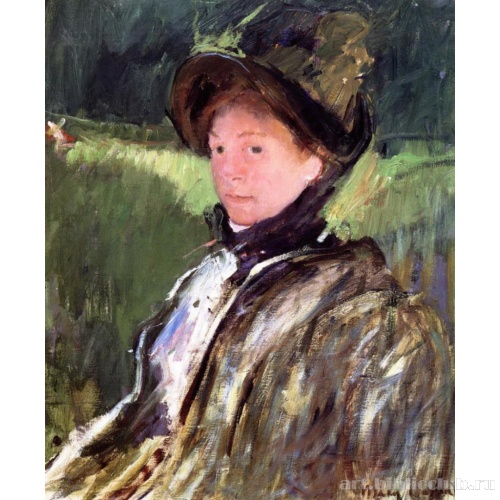 Лидия Кессет в капоре и пальто