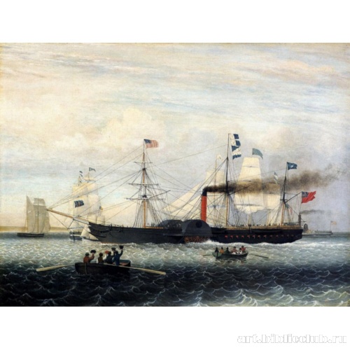 Британия входит в гавань Бостона