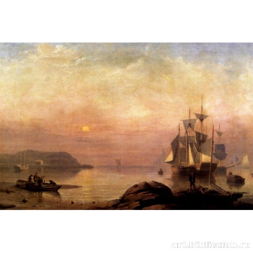 Восход солнца сквозь туман