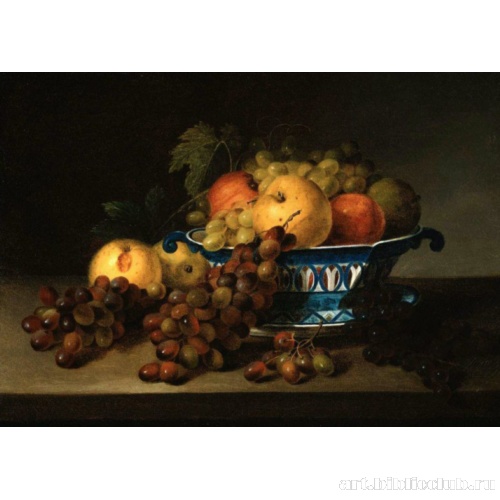 Фарфоровая ваза с фруктами