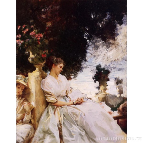 В саду, Корфу