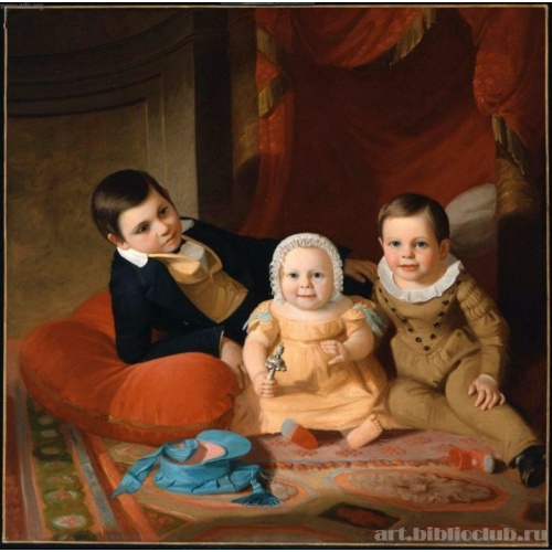 Трое детей
