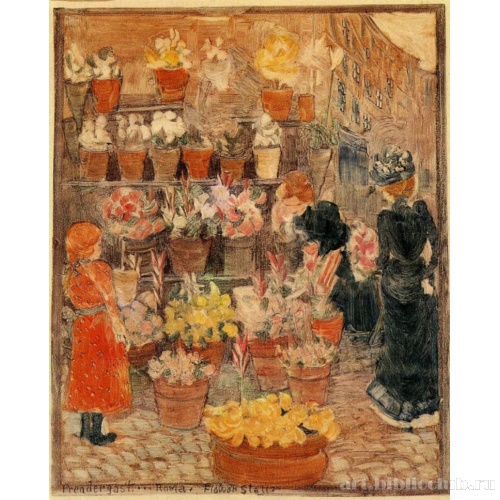 Рим: цветочный ларек