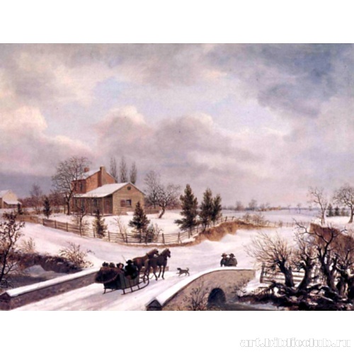 Зимняя сцена в Пенсильвании