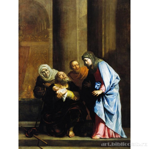 Старец Симеон с младенцем Иисусом