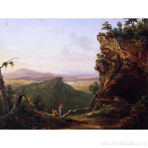 Индейцы созерцают пейзаж