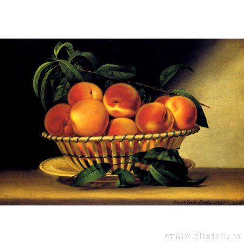 Чаша с персиками