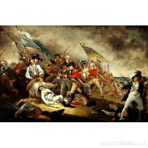 Смерть генерала Уоррена в битве при Банкер Хилл