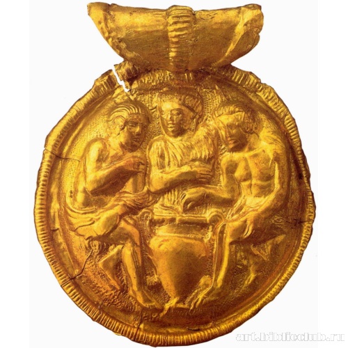 Булла с изображением сюжета из жизни Ореста