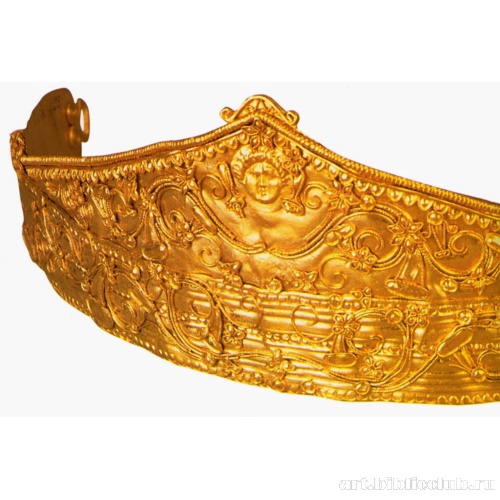 Диадема с рельефным изображением головы Гелиоса