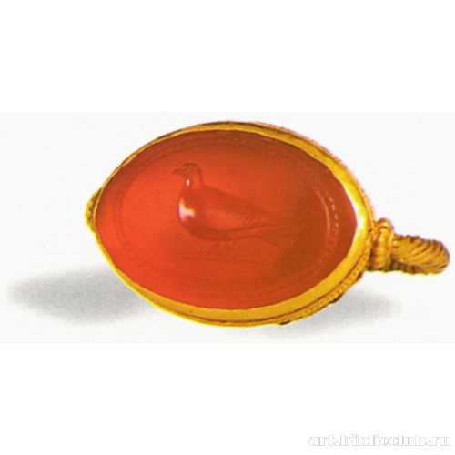 Кольцо с сердоликом