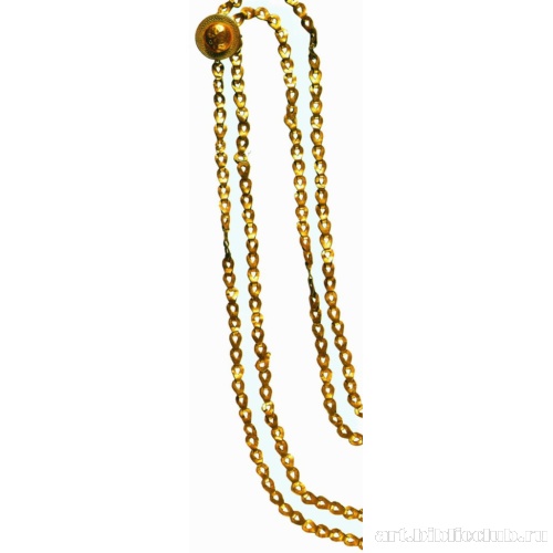 Ожерелье из двух пар цепочек. Фрагмент