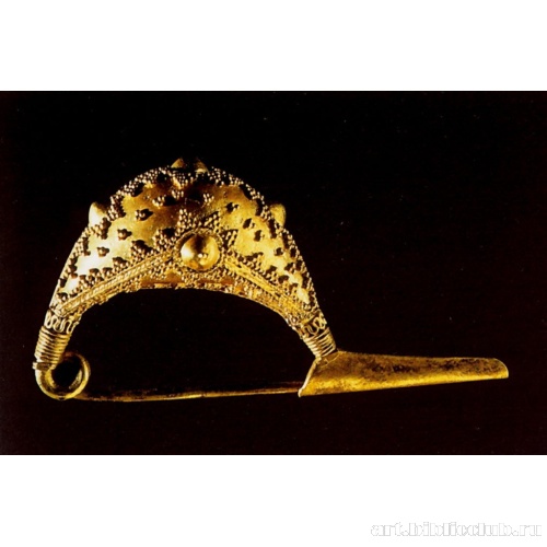Пиявкообразная фибула с зернью