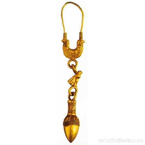 Подвеска с желудем и фигуркой сокола