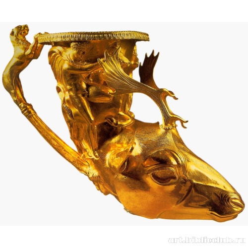 Ритон в виде головы оленя