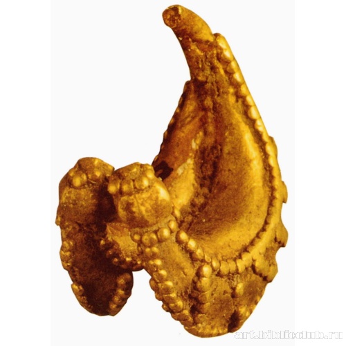 Серьга в форме полумесяца