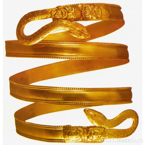 Тройной спиралевидный браслет