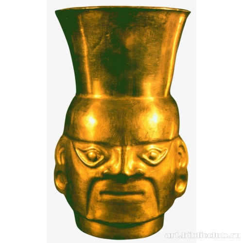 Ритуальный сосуд в виде мужской головы