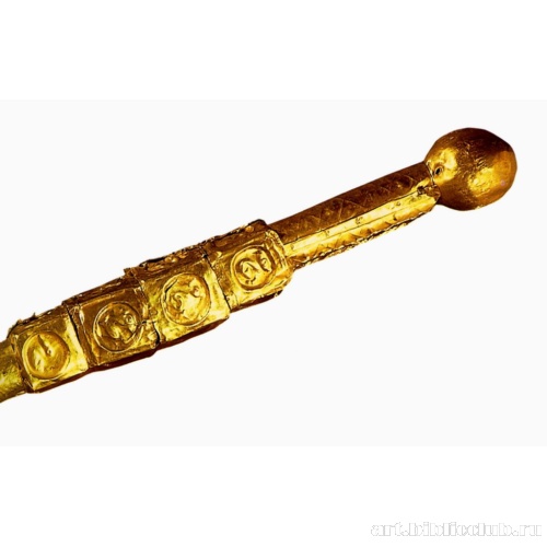 Золотой скипетр Мочика. Фрагмент