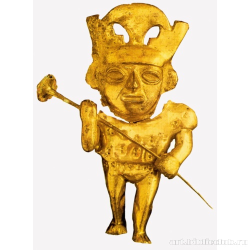 Статуэтка стражника в головном уборе в виде полумесяца