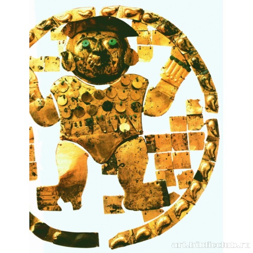 Круглый штандарт в виде божества. Фрагмент