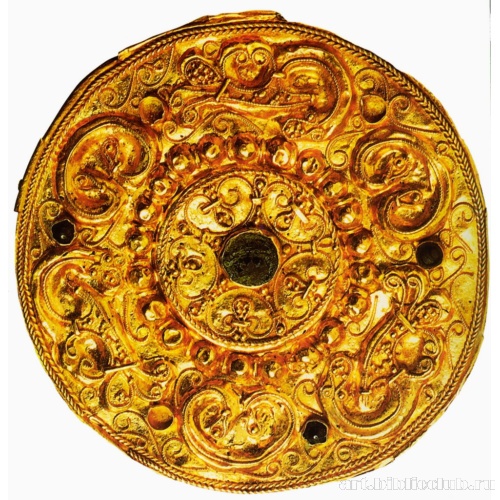 Брошь круглая