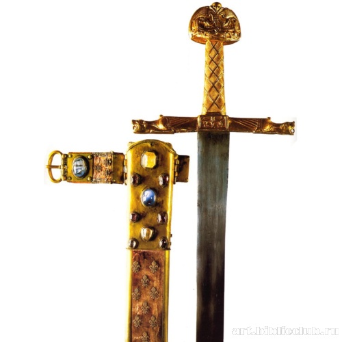 Меч Карла Великого и ножны. Фрагмент