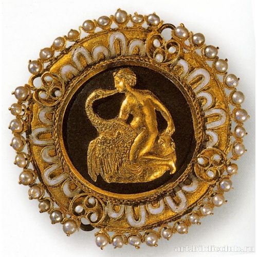 Брошь «Леда и лебедь»