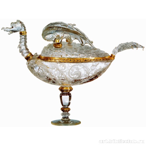 Чаша в виде цапли