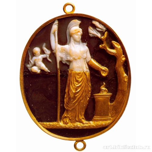 Камея с изображением Афины