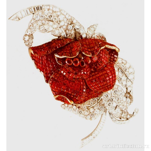 Брошь «Пион»