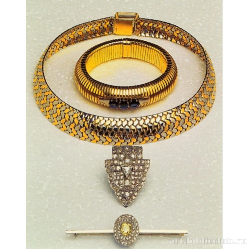 Браслет, колье, клип и брошь