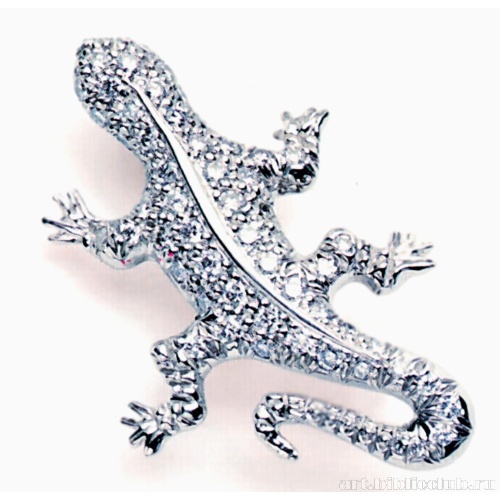 Брошь «Ящерица»