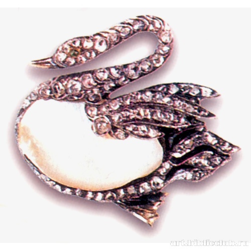 Брошь «Лебедь»