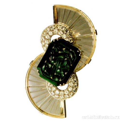Брошь «Жадеит»