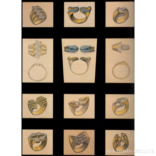 Лист с эскизами колец