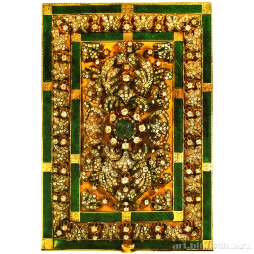 Переплет для Корана с изумрудом