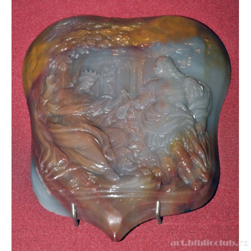 Козимо III и аллегория Тосканы возле храма мира