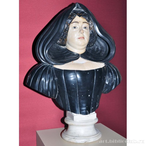 Бюст Виттории делла Ровере. Вид сбоку