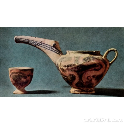 Чаша и соусник, из Василики, Крит