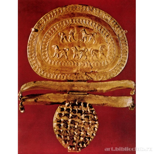 Фибула, из гробницы Реголини-Галасси в Черветери