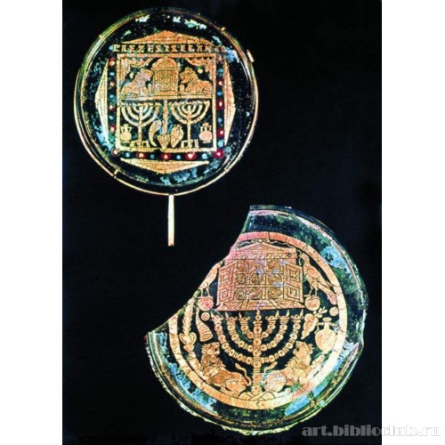 Два донца кубков из еврейских катакомб в Риме