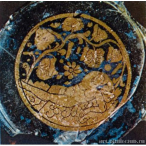 Донышко ритуальной чаши с изображением Ионы