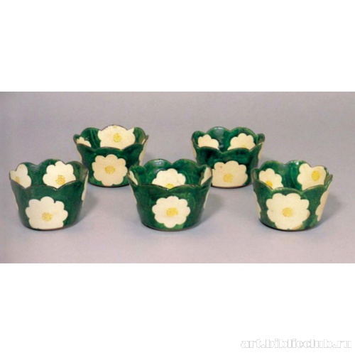 Набор чашек для еды с изображением цветков камелии