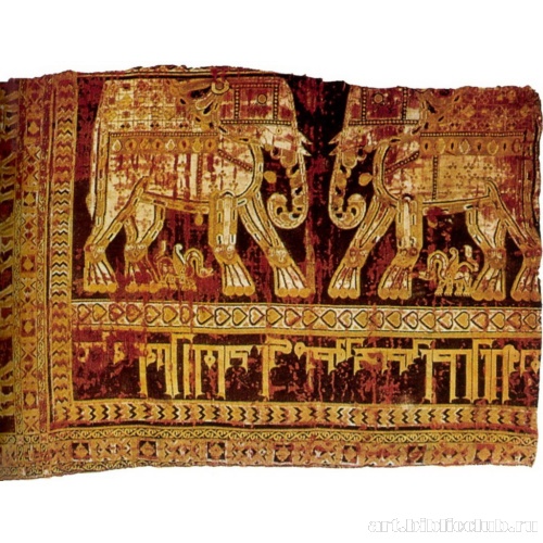 Ткань с изображением слонов