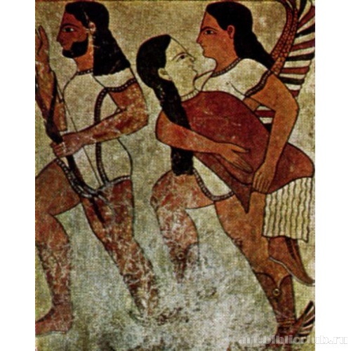 Демон, несущий душу женщины