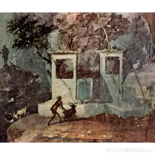 Пейзаж с пастухом. Роспись из Помпей