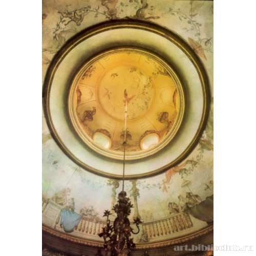 Китайский чайный домик. Внутренний зал, верхний свод