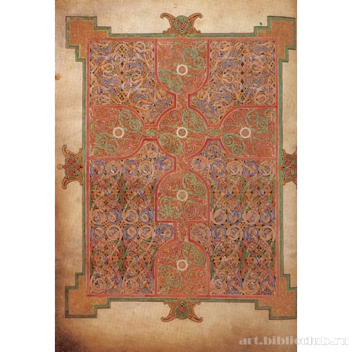 Декоративный крест. Книга из Линдисфарна